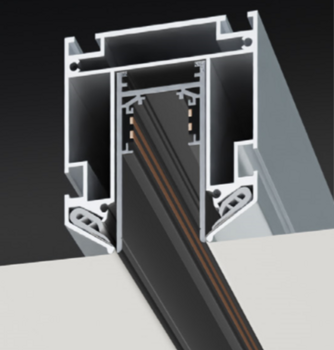 Трековый шинопровод для натяжных потолков фото